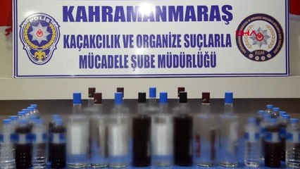 Kahramanmaraş'ta yılbaşı öncesi sahte içki operasyonu 2 gözaltı