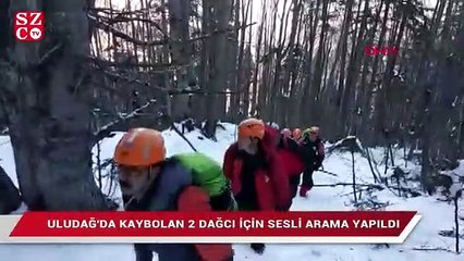 Kayıp 2 dağcı için aramalar sürüyor!