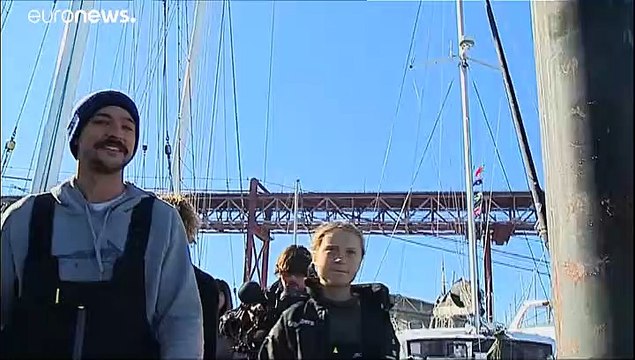 Greta Thunberg heading to COP25 in Madrid after crossing Atlantic on catamaran