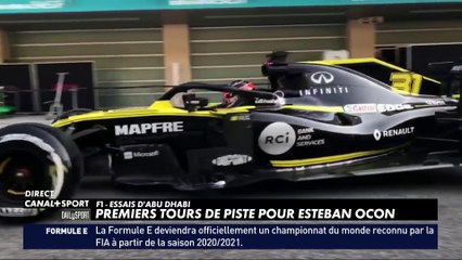 Les premiers tours pour Esteban Ocon