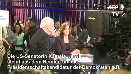 Kamala Harris steigt aus US-Präsidentschaftsrennen aus