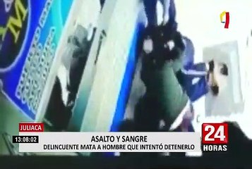 Juliaca: delincuente asalta centro de acopio de oro y mata a trabajador