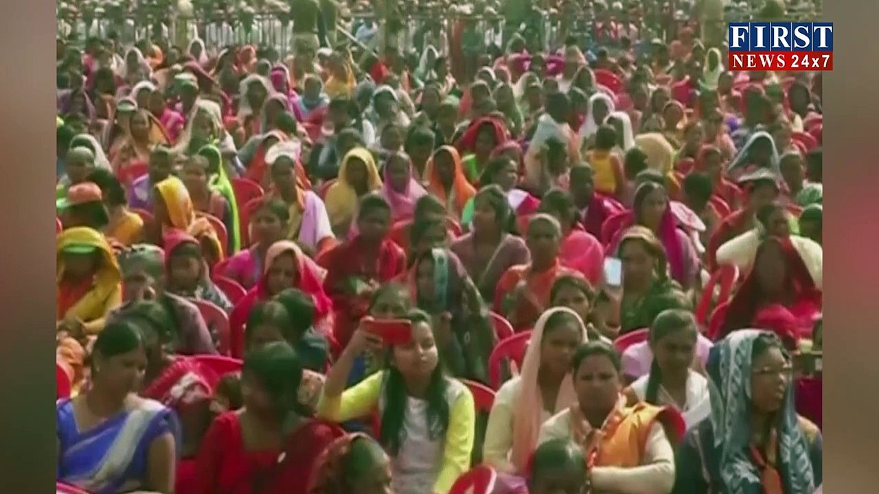 Prime Minister Narendra Modi addressed an election rally in Jharkhand’s Khunti.