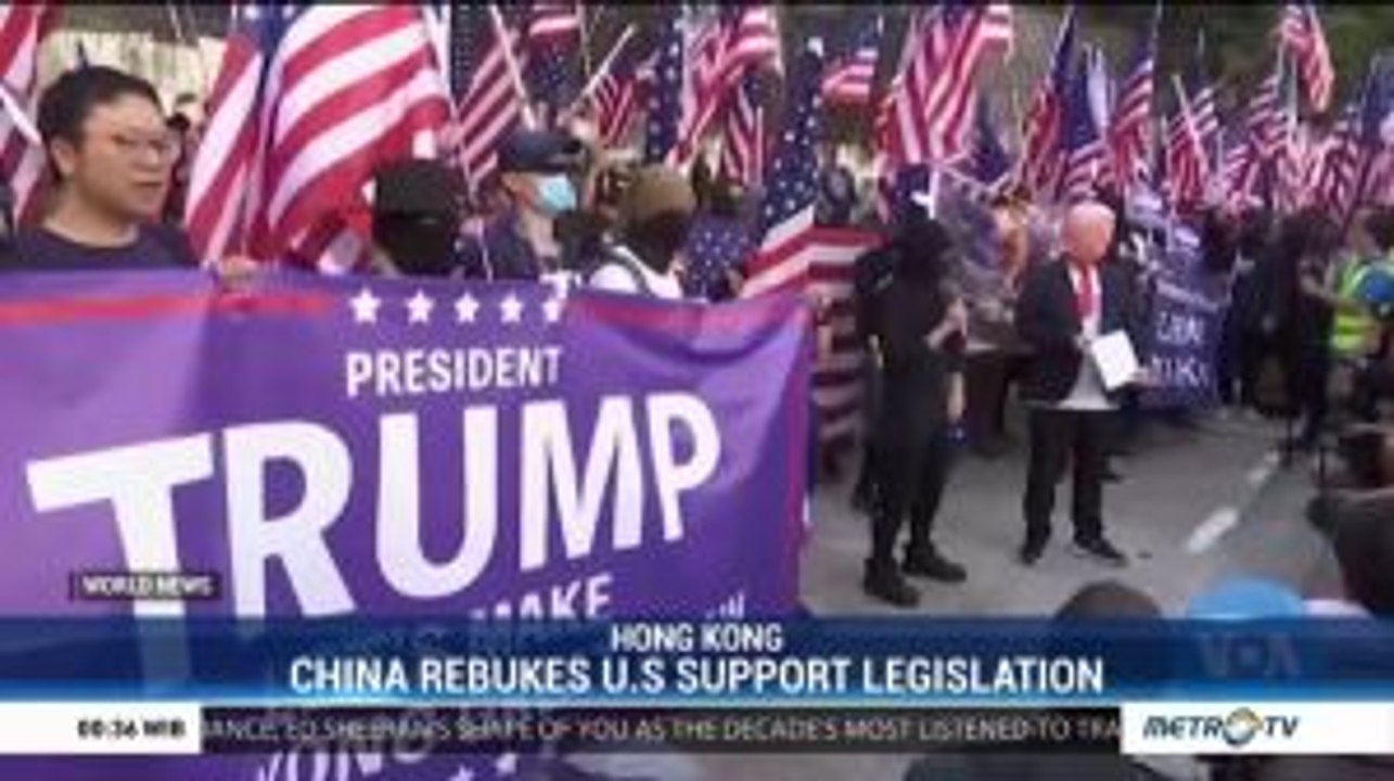 China Rebukes U.S Support Legislation