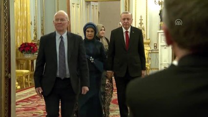 Cumhurbaşkanı Erdoğan, Buckingham Sarayı'nda verilen resepsiyona katıldı (2)