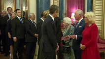 NATO zirvesine katılan liderler, Buckingham Sarayı'nda verilen resepsiyona katıldı (2)