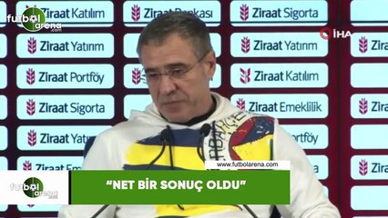 Ersun Yanal: "Net bir sonuç oldu"