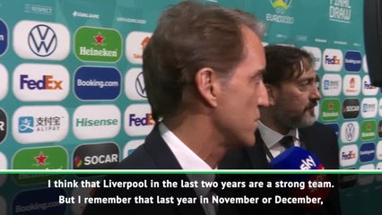 Ex-Man City boss Mancini refuses to give Liverpool title yet
