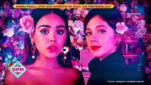 Danna Paola responde a críticas por haber besado a su amiga  Mina El Hammani en la boca