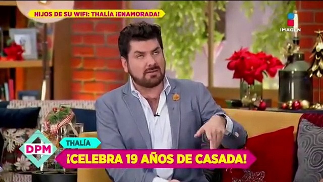 ¡Thalía celebra 19 años de casada con Tommy Mottola!