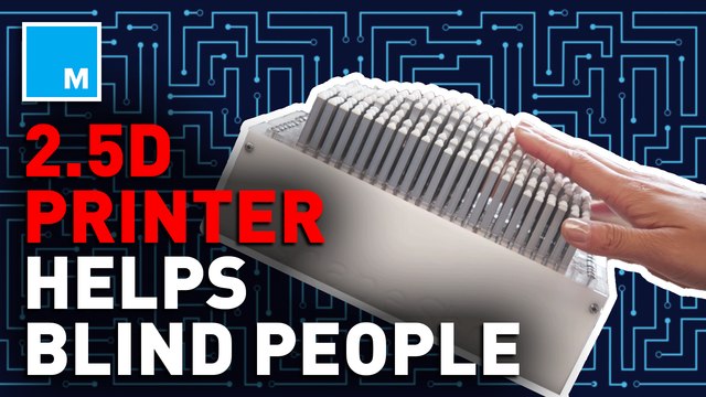 This 3D-printed display allows the visually impaired to feel shapes — Future Blink