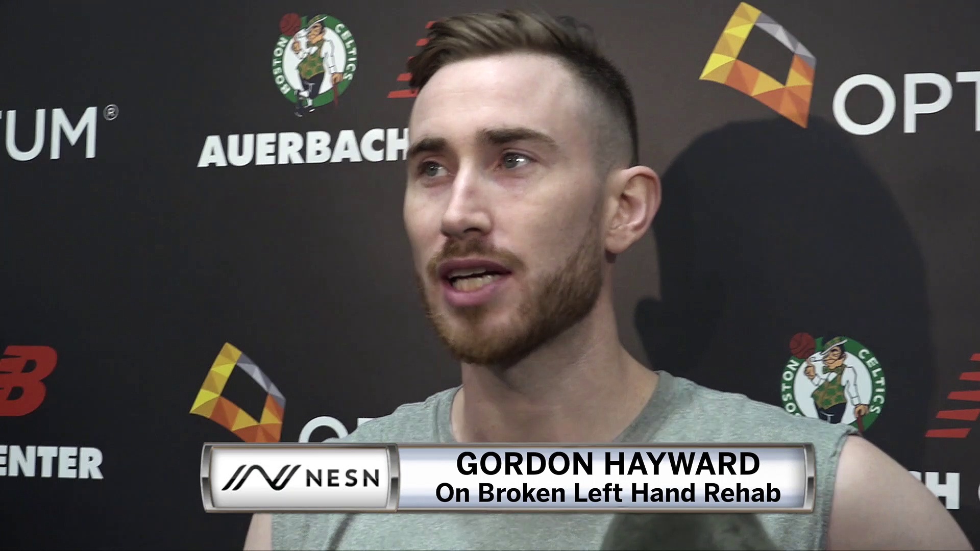 Gordon Hayward Gives Update On His Broken Left Hand Rehab