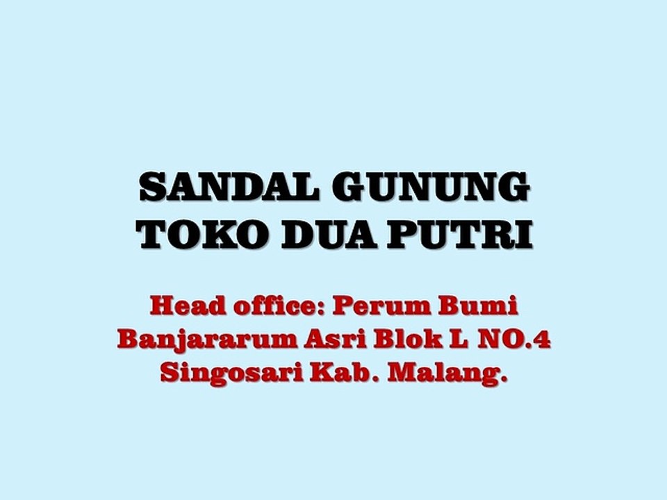 Sandal Outdoor, Sandal Santai Pemesanan: 085791381223 / 082329344446