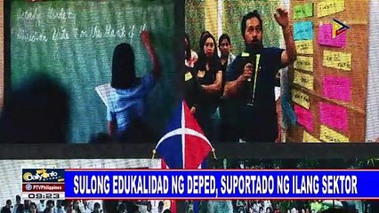 Sulong edukalidad ng DepEd, suportado ng ilang sektor