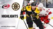 NHL Highlights | Hurricanes @ Bruins 12/03/19