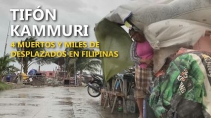 Cuatro muertos por el tifón Kammuri en Filipinas