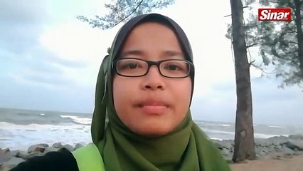 Perigi 'timbul' dibadai ombak