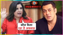 Farah Khan Fianlly REACTS On Replacing Salman Khan In Bigg Boss 13 Show