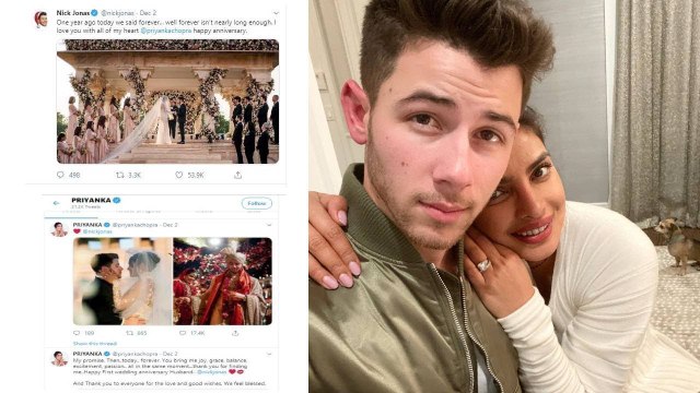 Priyanka Chopra & Nick Jonas 1st Aniversery Celebration