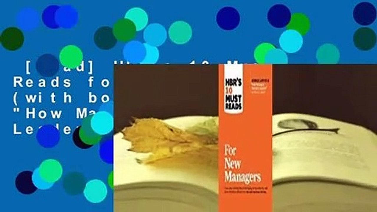 [Read] HBR's 10 Must Reads for New Managers (with bonus article "How Managers Become Leaders" by