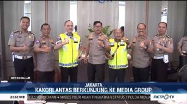 Korlantas Perkuat Sinergi dengan Media Group