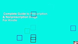 Complete Guide to Prescription & Nonprescription Drugs  For Kindle
