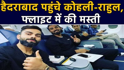 India vs West Indies : Virat Kohli shares a selfie with KL Rahul and Shivam Dubey|वनइंडिया हिंदी