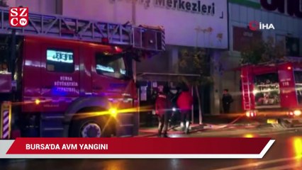 Bursa'da AVM'de yangın