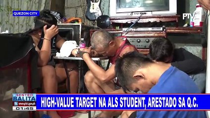 High-value target na ALS student, arestado sa QC