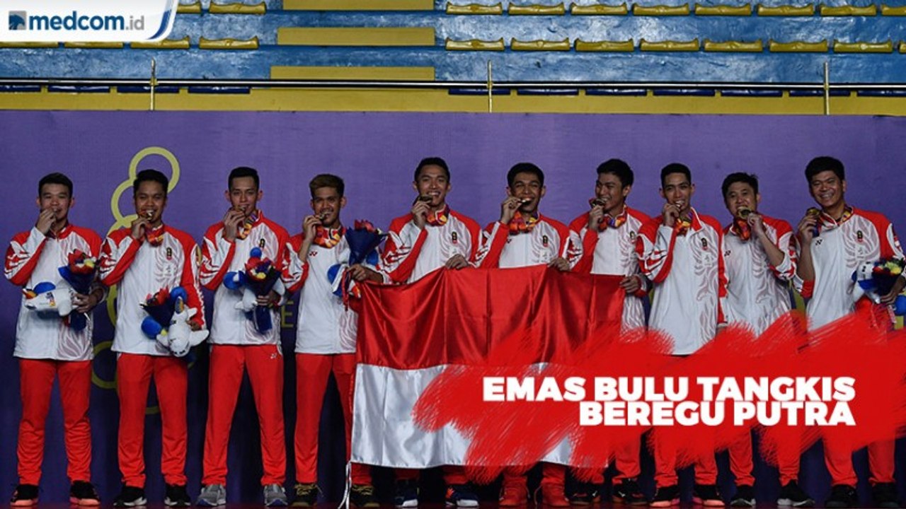 Regu Putra Bulu Tangkis Indonesia Raih Medali Emas