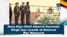 Navy Day: Chief Admiral Karambir Singh lays wreath at National War Memorial