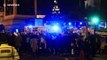Anti-Trump protesters heckle Boris Johnson's convoy and party in Trafalgar Square