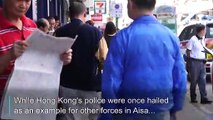 Wedding bells on hold for Hong Kong protester, policeman