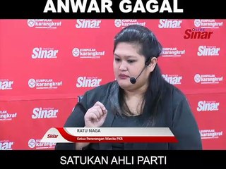 Anwar Gagal Satukan Ahli Parti