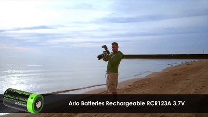 Rechargeable RCR123A Battery - Enegitech