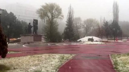 Ankara'da kar yağışı