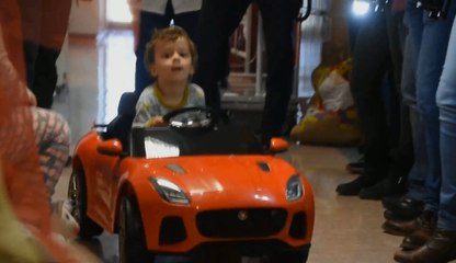 Au CHR d’Auvelais,les petits patients vont en Jaguar chez le docteur