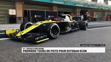 Premiers tours de piste pour Ocon