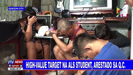 High-value target na ALS student, arestado sa QC