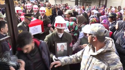 Van şehidi memleketi Adıyaman’da son yolculuğuna uğurlandı