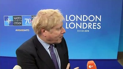 Boris Johnson asked why he's avoiding photos with Trump