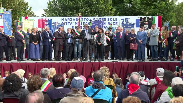 Sassoli alla Commemorazione della Strage di Marzabotto (04.12.19)