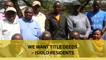 We want title deeds - Isiolo residents