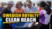 Swedish royalty helps clean beach: India can learn from Sweden's waste management | OneIndia News