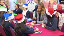 Melania Trump visits Salvation Army centre in London