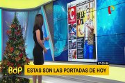 Estas son las principales portadas de diarios locales este miércoles 4 de diciembre