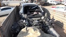 7 araç parçalanmış halde bulundu