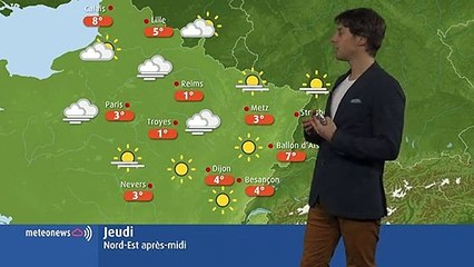 La météo du jeudi 5 décembre en Lorraine et Franche-Comté