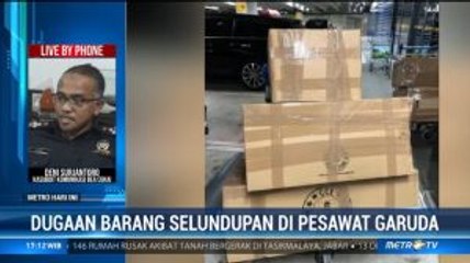 Bea Cukai Masih Periksa Barang Selundupan di Garuda Indonesia