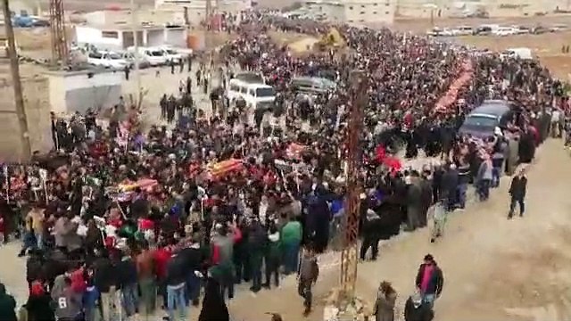 Tel Rıfat saldırısında ölen çocuklar toprağa verildi